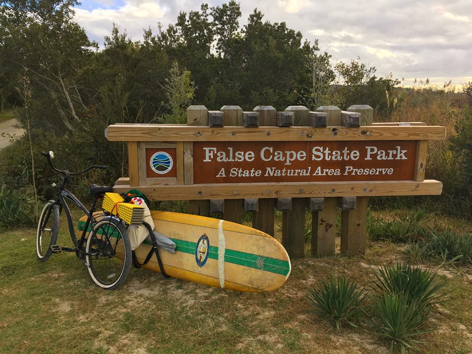 Hero image from post about Bikepacking - False Cape State Park